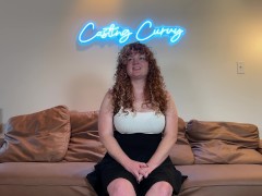 Casting Curvy: Busty Squirting Red Head 3/16