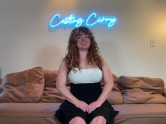 Casting Curvy: Busty Squirting Red Head 4/16