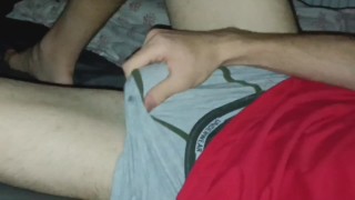 Cumshot into my Underwear