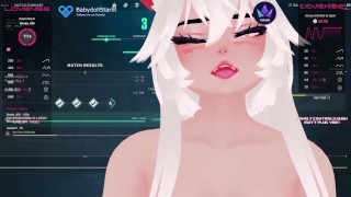 Chat Assists Vtuber Cum Following Heroic Gameplay