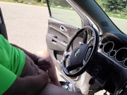 Preview 1 of Masturbating in my car and cumming outside