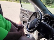Preview 3 of Masturbating in my car and cumming outside