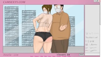 艾米的狂喜游戏玩法 #36 她的大屁股可以打很多屁股！