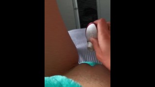 Intense Orgasm Womanized My Clit While Husband Is Cooking Dinner 💦