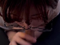 メガネ女子ががむしゃらにち〇ぽをしゃぶり尽くしちゃう♡ cum in mouth glasses - Screenshot 4 of 16 - Cum In Mouth