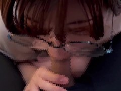 メガネ女子ががむしゃらにち〇ぽをしゃぶり尽くしちゃう♡ cum in mouth glasses - Screenshot 8 of 16 - Pov Blowjob