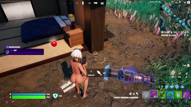 Игровой процесс Fortnite (обнаженная бритва)