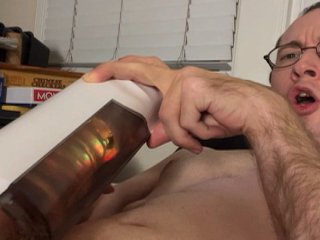 amateur, masturbation, sex toy review test, solo male