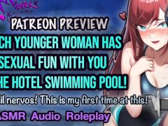 (Patreon Preview) ASMR -Younger Woman Sucks & Fucks You Underwater In A Pool! Hentai Audio Roleplay