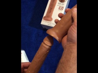 Toy Testing my new Pipedream King Cock 7” Uncut Cock Dildo with Foreskin that Slides back