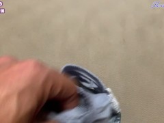 [オナニー記録16] 19歳の女子○生のおまんこシミと匂いがたっぷり付いたパンティを紹介してたら興奮してそのままパンティオナニーして大量射精しちゃいましたぁ♥️ - Screenshot 1 of 16 - 変態 オナニー