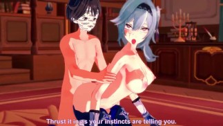 Eula Hentai Fucking | Genshin impact | jeans office