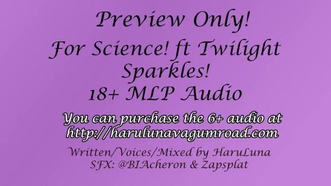 FOUND ON GUMROAD - For Science! ft Twilight Sparkles (18+ MLP Audio)