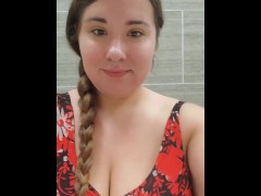 Urinating in a Red Dress While Traveling.