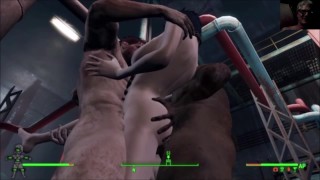 Fallout 4 Моды Raider Pet Анимированное Секс-приключение: Сборочный завод Корвега Групповуха Оргия
