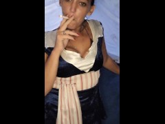 Godiva is a Smoking Pirate Milf