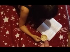 POV She likes her coffee with my hot cum