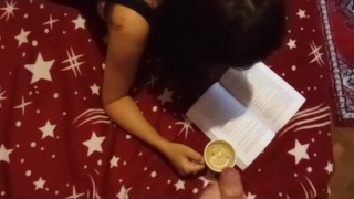 POV She likes her coffee with my hot cum