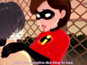 Preview 5 of Helen Parr Having sex on the roof in secret | The incredibles | Pov and normal