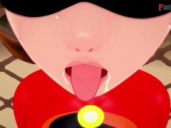 Helen Parr Having sex on the roof in secret | The incredibles | Pov and normal