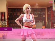 Preview 4 of ( Margot ) Fucks Leo in the Library "No Cum" - Game : My Lovely Stepsister