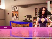 Preview 4 of Risky Sex with Stepsister ( Tracy ) in the store - "No Cum" - Game: My Lovely Stepsister