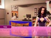 Preview 5 of Risky Sex with Stepsister ( Tracy ) in the store - "No Cum" - Game: My Lovely Stepsister