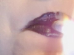 LONG Latex smoke Tribute Video Ruined lipstick at the end