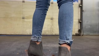 Trailer\preview! Boots crushing muffins😈 full video JuliaApril onlyfans
