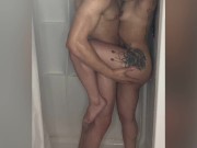 Preview 6 of Hot Fit Girl Gets Creampied in the Shower After the Gym (50 likes for anal!!!)
