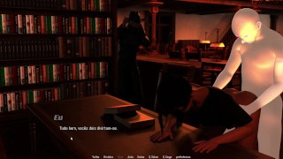 Projekt: Passion Part 10 (Subtitulado) El fantasma de la biblioteca tiene sexo con Libby la bibliote