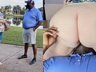 Тренер по гольфу предложил тренировать меня, но он съел мою киску - толстушка SSBBW, большая толстая задница, толстая задница, большая жопа