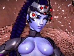Widowmaker impregnated by squirting tendrils