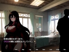 【#10 新妻クロエが堕ちるまで(体験版)実況】治験で搾乳することになり爆乳人妻がおっぱいに搾乳機をつけられ吸われ・・(ファンタジーRPG巨乳人妻NTR同人エロゲー抜きゲー ) Hentai game - Screenshot 4 of 16 - Hentai Ntr