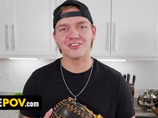 StepSon Surprises StepMom For Her Birthday With Breakfast In Bed, Foot Massage& A Good Dick Pounding screenshot number 1