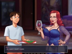 Summertime Saga: Horny Cougar MILF Invites A Pizza Delivery Guy For Fucking - Episode 196