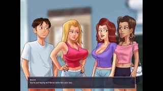 Summertime Saga: Garotas estão convidando Guy em uma festa na praia - Episódio 199