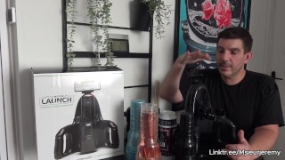 Fleshlight launch universal, the robot for masturbation that is controlled with a steering wheel
