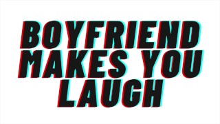 TEASER AUDIO: Boyfriend Makes You Laugh :AUDIO PORN/AUDIO EROTICA [M4F]
