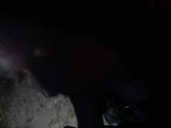 ADRENALYN - Sucking my taxi drivers gigant dick in public parking behind a swatcar