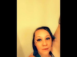 masturbation, tattooed women, hotel shower, big ass