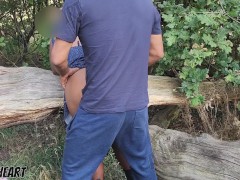 Flashing My Pussy in a PARK and Letting a Guy Passing By Fuck Me - Risky Public Sex