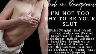 ASMR | Fuck this shy virgin in the ass | Audio Porn | Dirty Talk | Blowjob | Anal