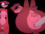 FNAF Foxy with dick have anal sex