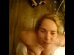Gorgeous little SLUT Chelsi Mari blows boyfriend till CUM explosion on tits the swallows every drop