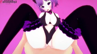 Я посещаю личный sucubbus, чтобы трахнуться | Полное хентай видео от первого лица