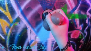 SUBMISSIVE COCK CUM SONGS OF A RAVE THEMED GLORY HOLE EGIRL