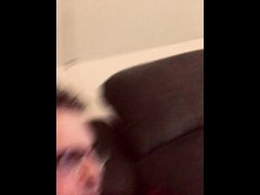 Streamate webcam Model busts a nut on his chest while camming