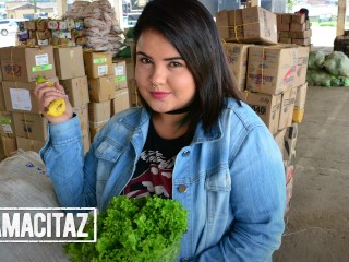 BBW Latinaは彼女の猫を茶色のコックに深く犯させます-CARNE DEL MERCADO