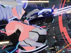 【#03駆動妖精アイディールレイズ実況】巨乳アンドロイドに野外手コキで露出プレイしてしまい・・さらに手マンされ・・(ロボット女(機械女) アクション同人エロゲー hentai game)